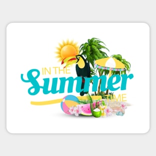 Summer Tropical Toucan Magnet